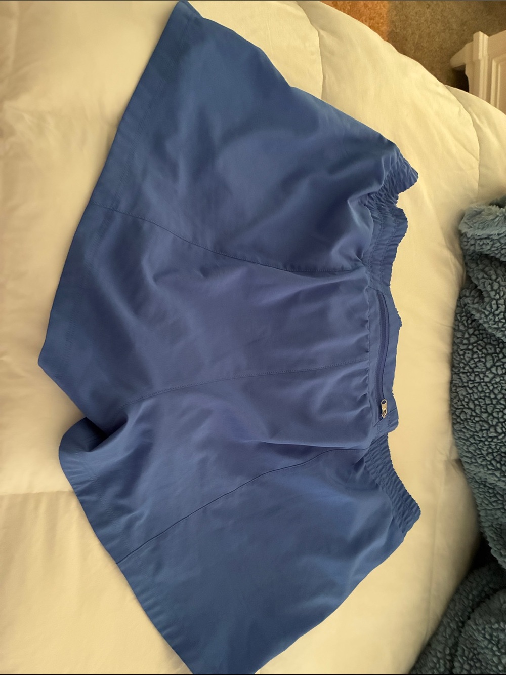 DKNY Periwinkle Athletic Running Shorts - Picture 4 of 4
